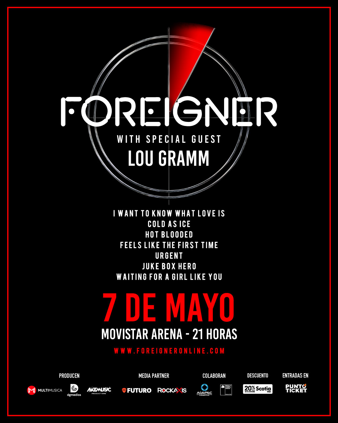 Lou Gramm: ''Volver al escenario con Foreigner es emocionante''
